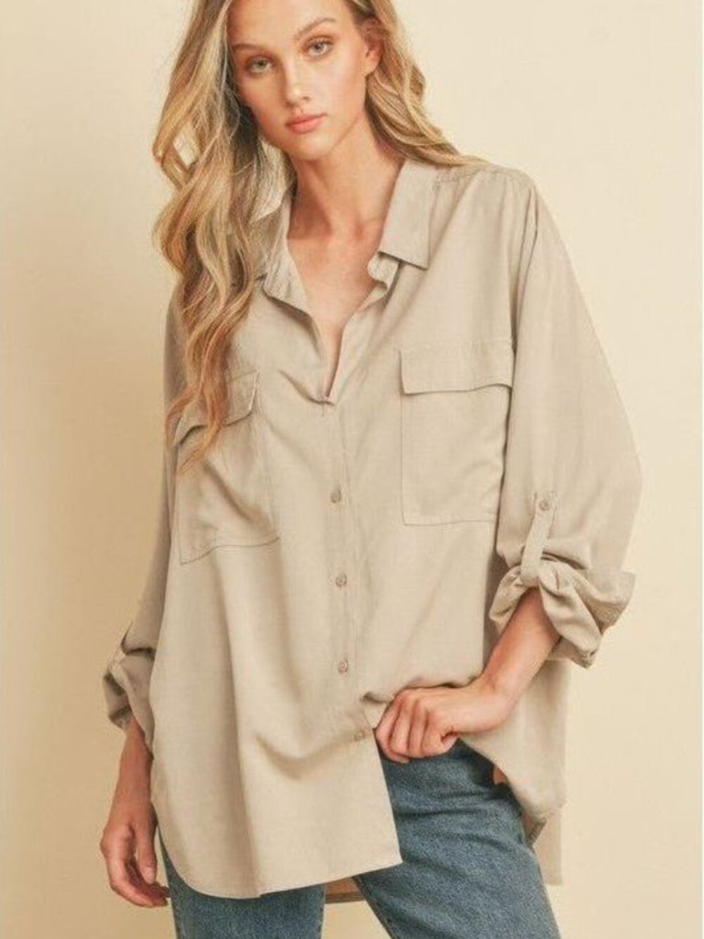 Tencel Oversized Shirt